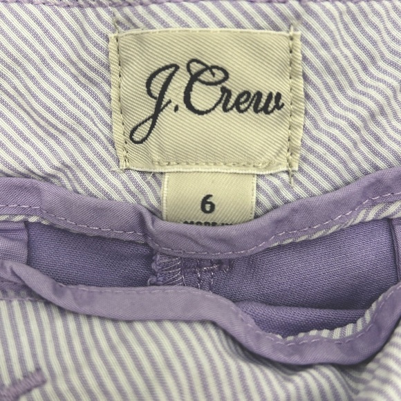 J Crew Shorts Size 6 (Lavender) - Excellent - Picture 3 of 4